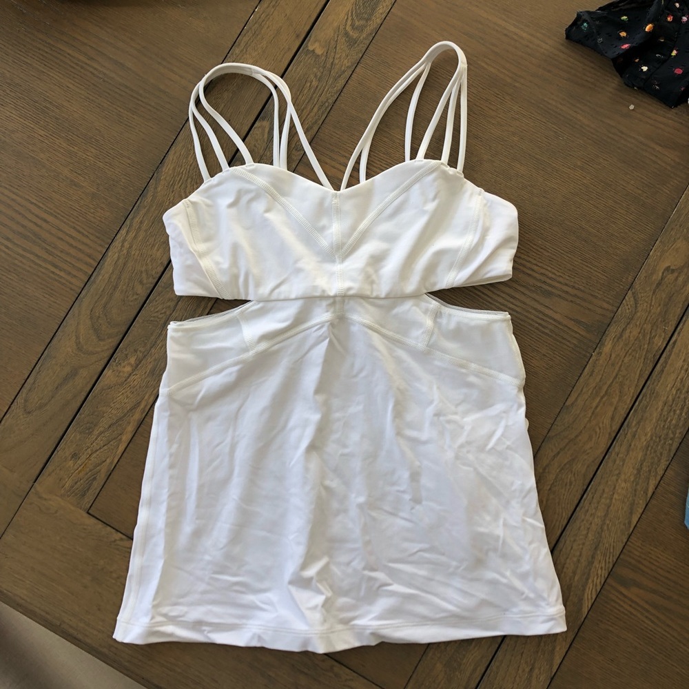White Lululemon Exquisite Tank II, NWT, Size 6